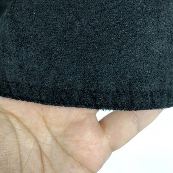 Anne Carson Black Full Zip Faux Suede Jacket size XL - Picture 13 of 14